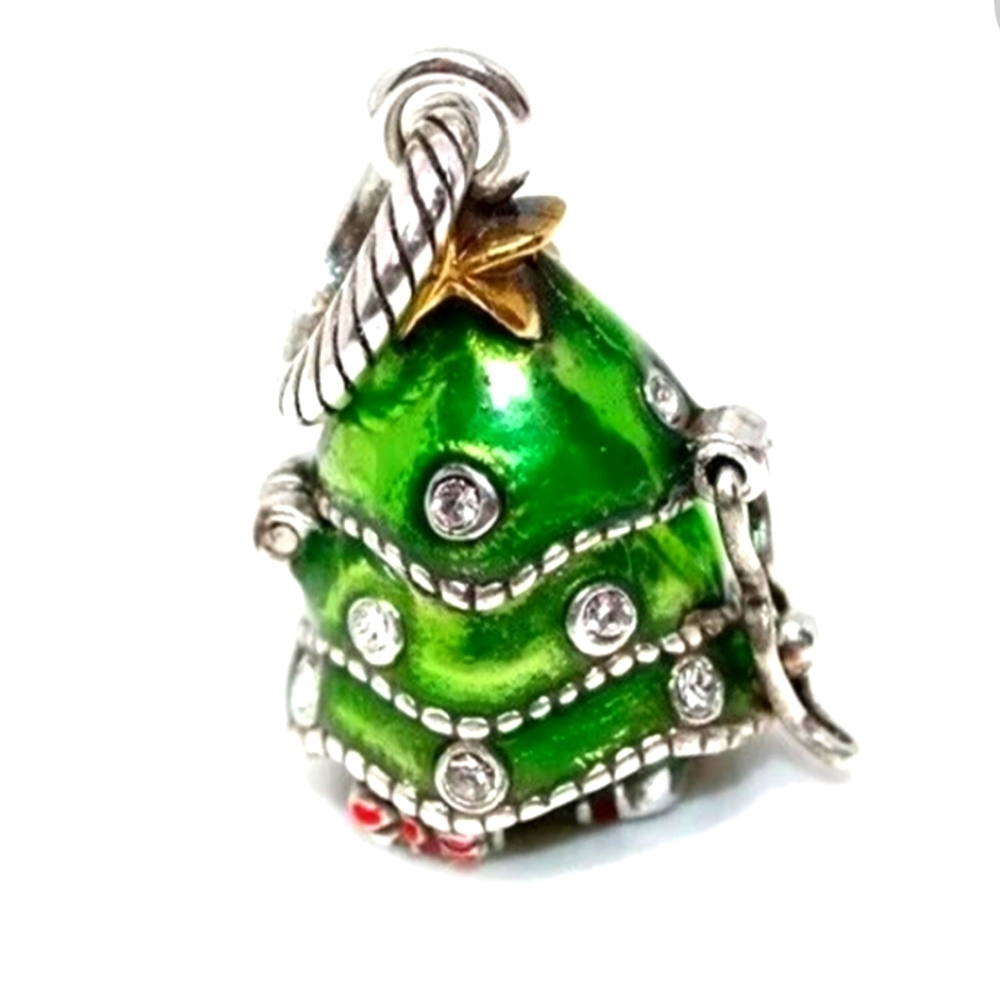 Brighton Christmas Holiday Tree Charm Santa Enamel